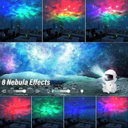 Starry Sky Projector LED Night Light – Astronaut Galaxy Lamp for Bedroom, Nursery & Relaxation | Perfect Gift for Kids