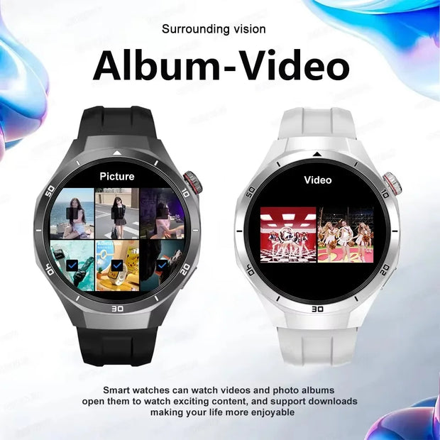 New Watch5 32GB Large Memory APP Download Smart Watch GPS Track Video Play Photo Album Bluetooth Call Smartwatch For Huawei 2025