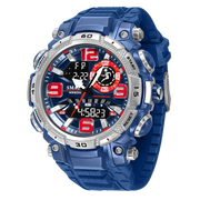 New Military Wrist Watches For Men SMAEL Brand 1921 Dual Time Zone Waterproof 50M Stopwatch Sport Watches 2023