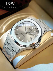 IW Watch for Men Original Automatic Mechanical Man Watches Steel Strap Waterproof Wristwatches Men's Luxury Brand Watch Reloj