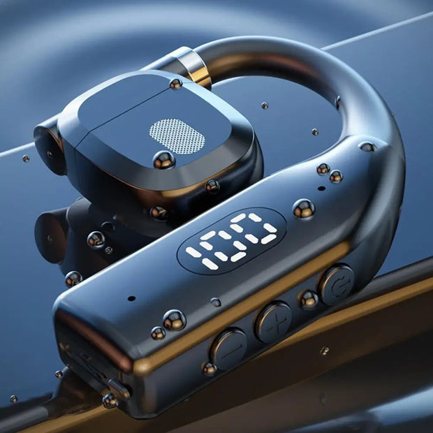 Earhooks Wireless Bluetooth 5.4 Headphones Gaming Sports Headset HiFi Stereo Noise Reduction Earbuds Earphone With Microphone