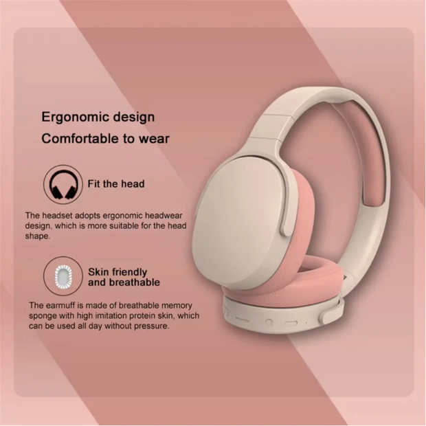 Wireless Headphones Bluetooth 5.3 9D HIFI Stereo Sound Headset Foldable Long Battery Life Heavy Bass Earphone 2025 NEW
