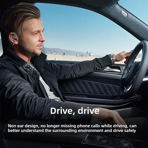 Earhooks Wireless Bluetooth 5.4 Headphones Gaming Sports Headset HiFi Stereo Noise Reduction Earbuds Earphone With Microphone