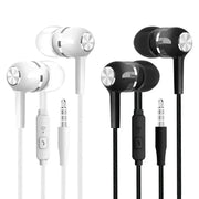 3.5mm Wired Earphone In Ear Headset HIFI Heavy Bass Earbuds Monitor Sports Headset Stereo Music Gaming Headphone with Microphone