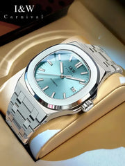 IW Watch for Men Original Automatic Mechanical Man Watches Steel Strap Waterproof Wristwatches Men's Luxury Brand Watch Reloj