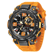 New Military Wrist Watches For Men SMAEL Brand 1921 Dual Time Zone Waterproof 50M Stopwatch Sport Watches 2023