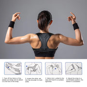 Posture Corrector for Men & Women (1PC) - Adjustable Back Brace for Shoulder Pain Relief & Instant Posture Improvement