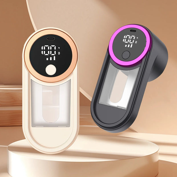 ﻿  Lint Remover for Clothing 3 Speeds LED Digital Electric Pellet Fluff Remover  Rechargeable Fuzz Fabric Shaver Sweater Hair