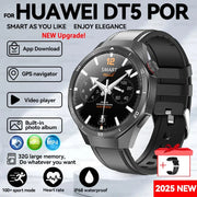 New Watch5 32GB Large Memory APP Download Smart Watch GPS Track Video Play Photo Album Bluetooth Call Smartwatch For Huawei 2025