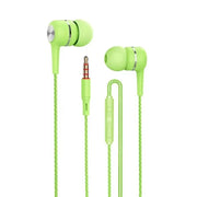 3.5mm Wired Earphone In Ear Headset HIFI Heavy Bass Earbuds Monitor Sports Headset Stereo Music Gaming Headphone with Microphone
