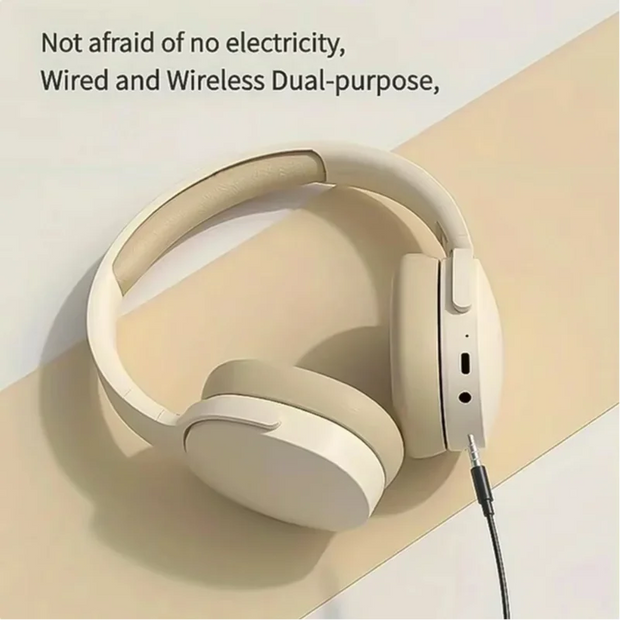 Wireless Headphones Bluetooth 5.3 9D HIFI Stereo Sound Headset Foldable Long Battery Life Heavy Bass Earphone 2025 NEW