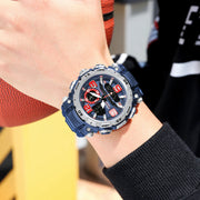 New Military Wrist Watches For Men SMAEL Brand 1921 Dual Time Zone Waterproof 50M Stopwatch Sport Watches 2023