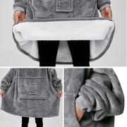 Hoodie Wearable Blanket For Women Men, Oversized Blanket For Adults With Big Pocket dropshipping for hot selling items