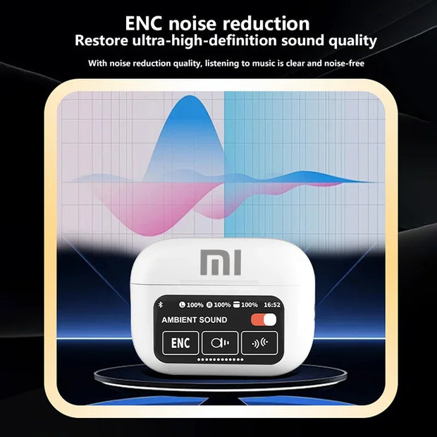 Xiaomi AI Earphone Wireless Bluetooth Headphones Translator Earphones 147Languages With Touch Screen Communication APP Control