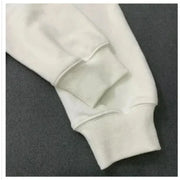 Hoodie - Black Pullover Sweater with Eye-catching Pattern, Street Style Daily Wear, Urban Fashion Casual Loose Trend